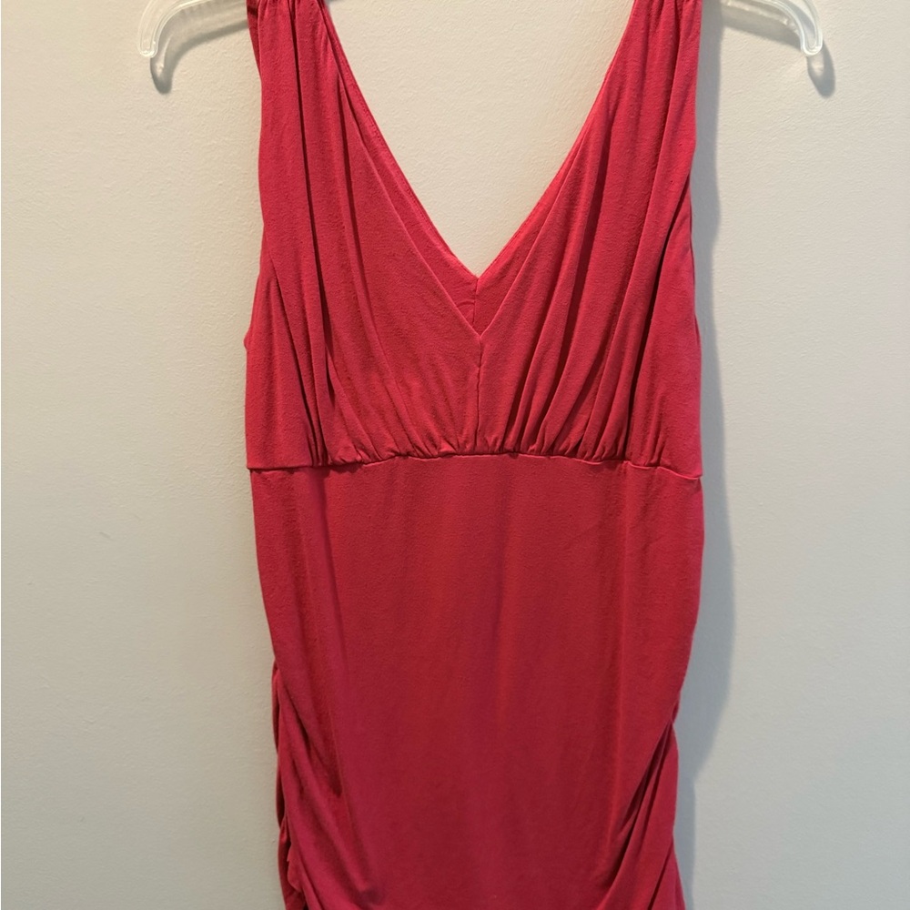 CAbi Red Sleeveless Top